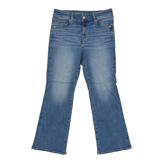 Jeans Boot Cut By American Eagle In Blue Denim, Size:12