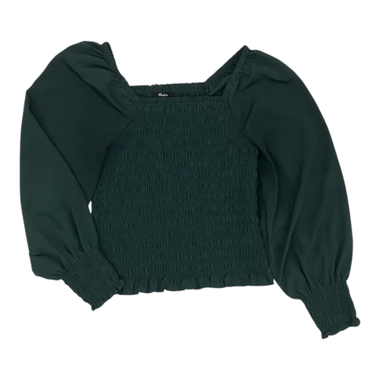 Blouse Ls By Madewell In Green, Size:M