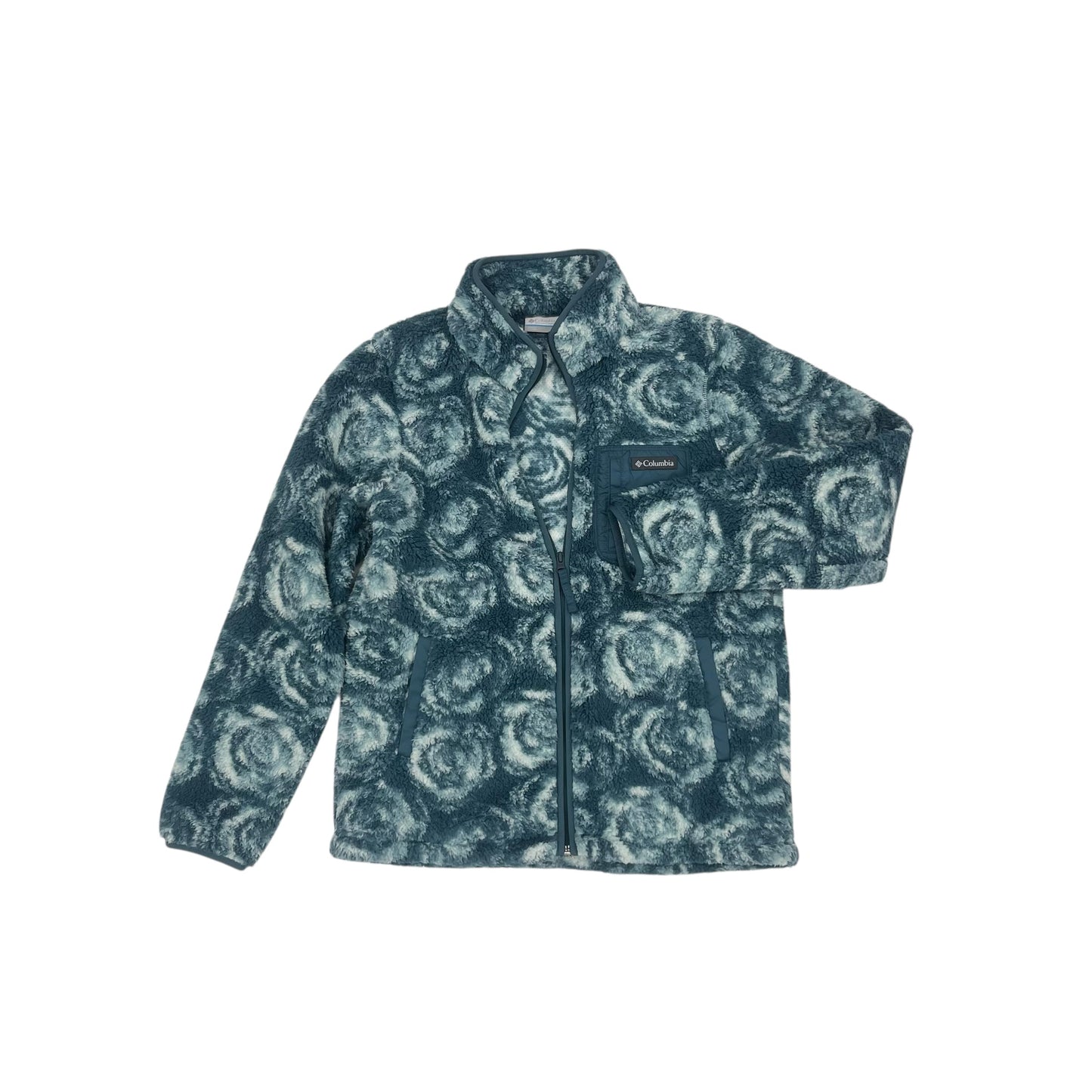 Athletic Sweatshirt Collar By Columbia In Blue, Size:M