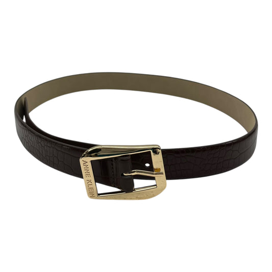 Belt By Anne Klein In Brown, Size:Xlarge