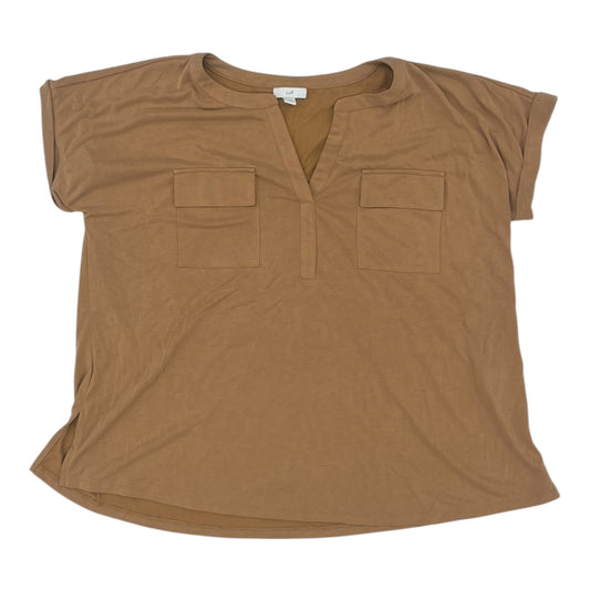 Top Ss By J. Jill In Brown, Size:Lp