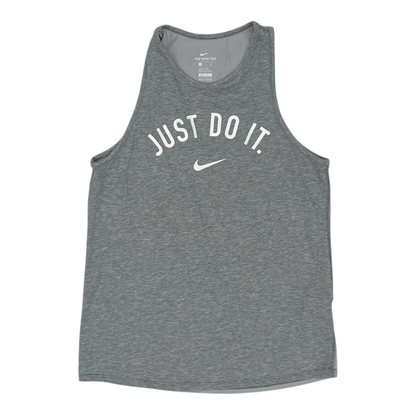 Athletic Tank Top By Nike In Grey, Size:S