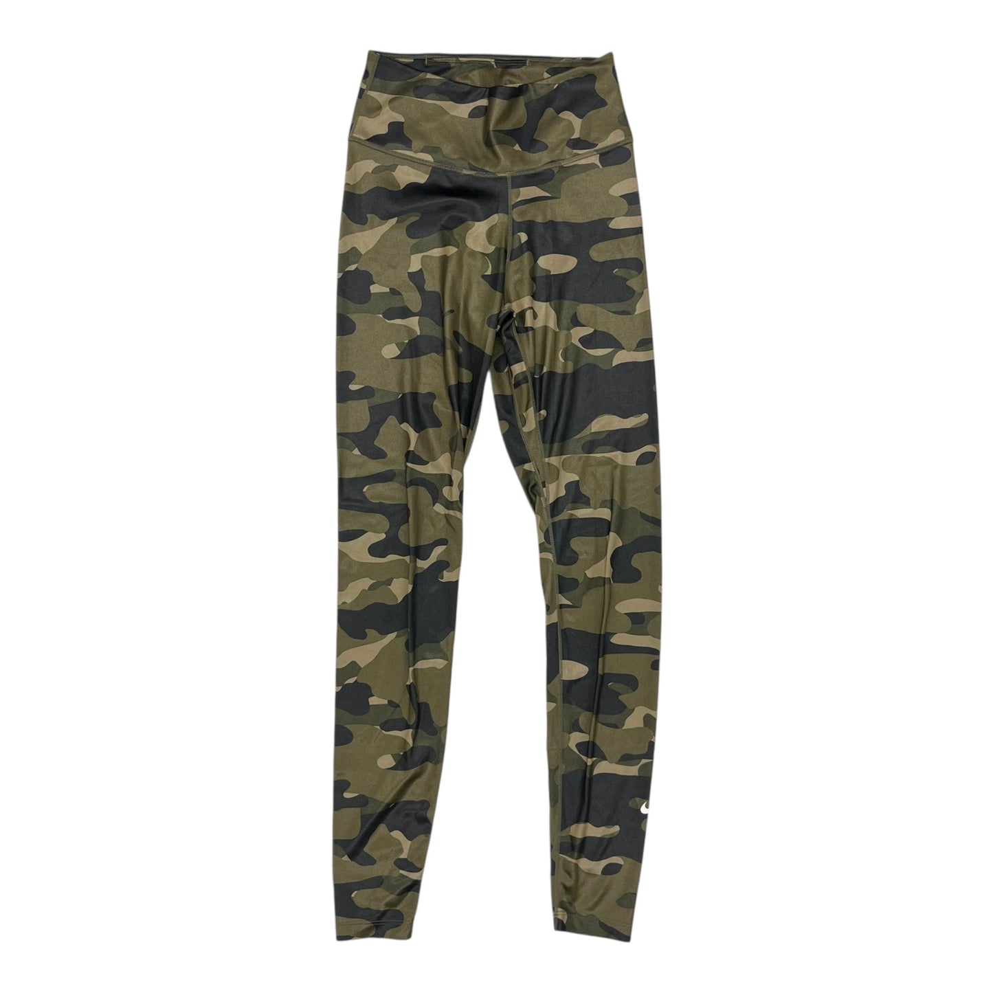 Athletic Leggings By Nike Apparel In Camouflage Print, Size:Xs