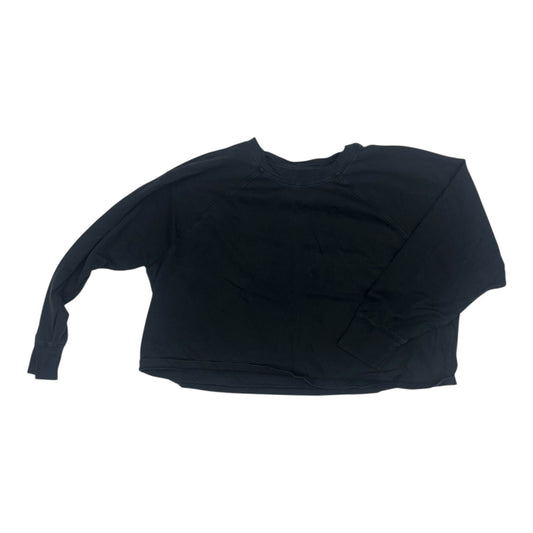 Athletic Top Ls Crewneck By Clothes Mentor In Black, Size:L