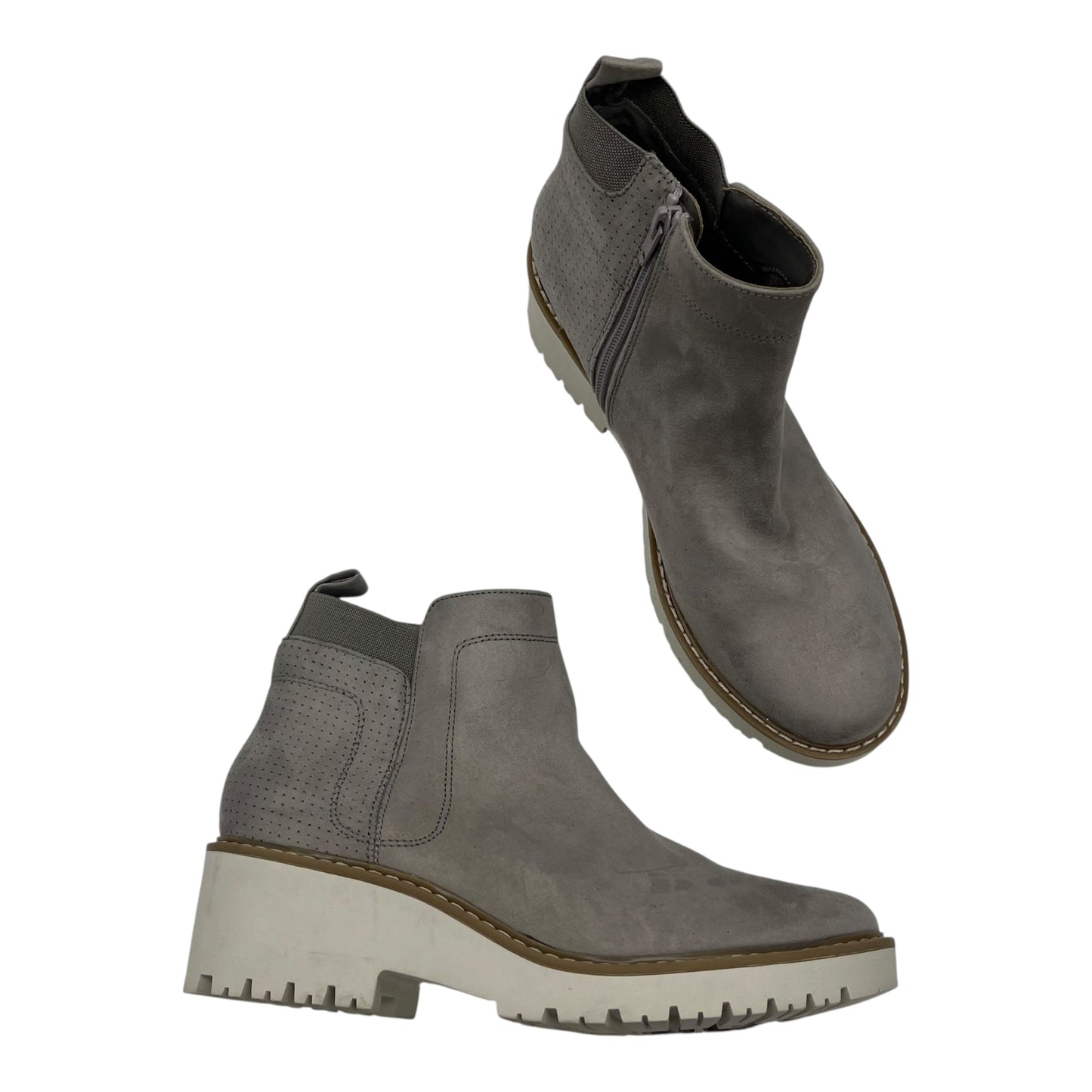 Boots Ankle Flats By Sonoma In Grey, Size:9.5