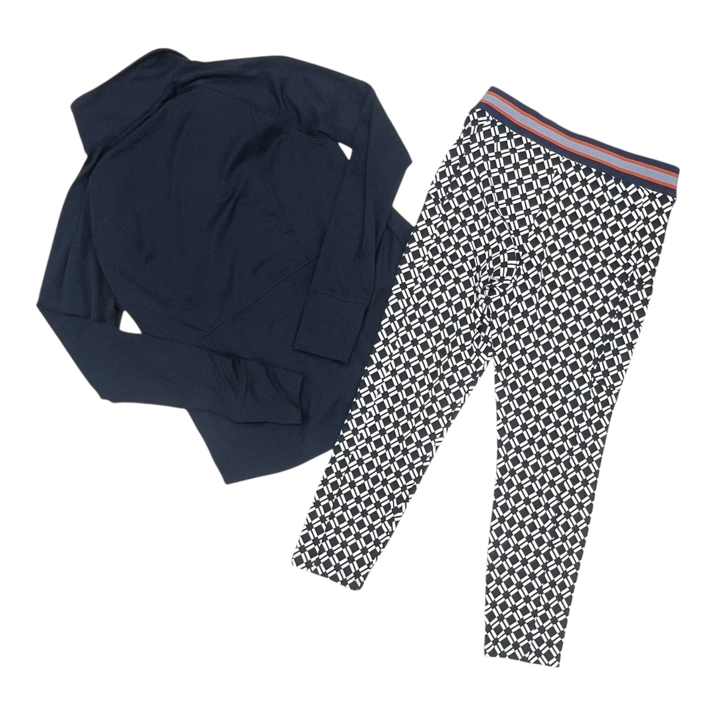 Lounge Set Pants By Lou And Grey In Blue & White, Size:L