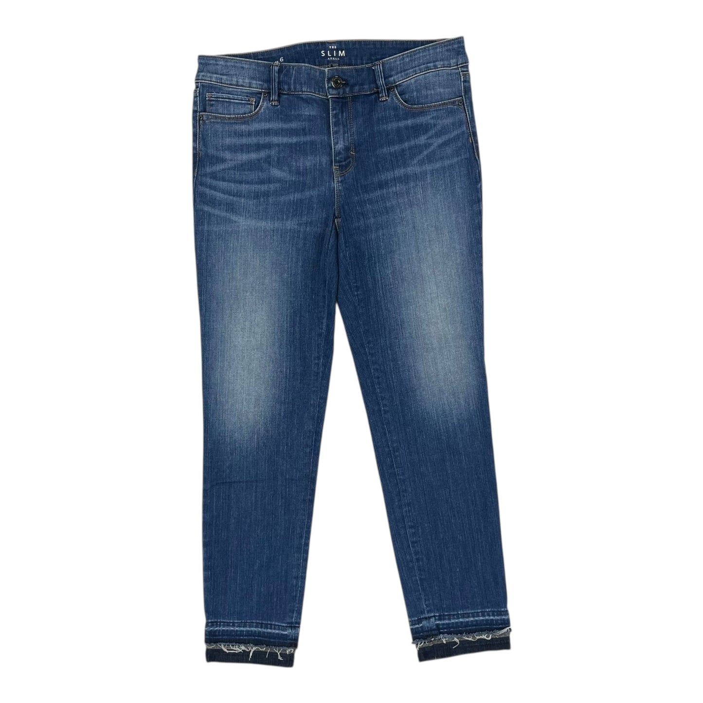 Jeans Skinny By White House Black Market In Blue Denim, Size:6