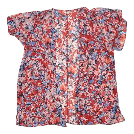 Kimono By Maurices In Floral Print, Size:2X