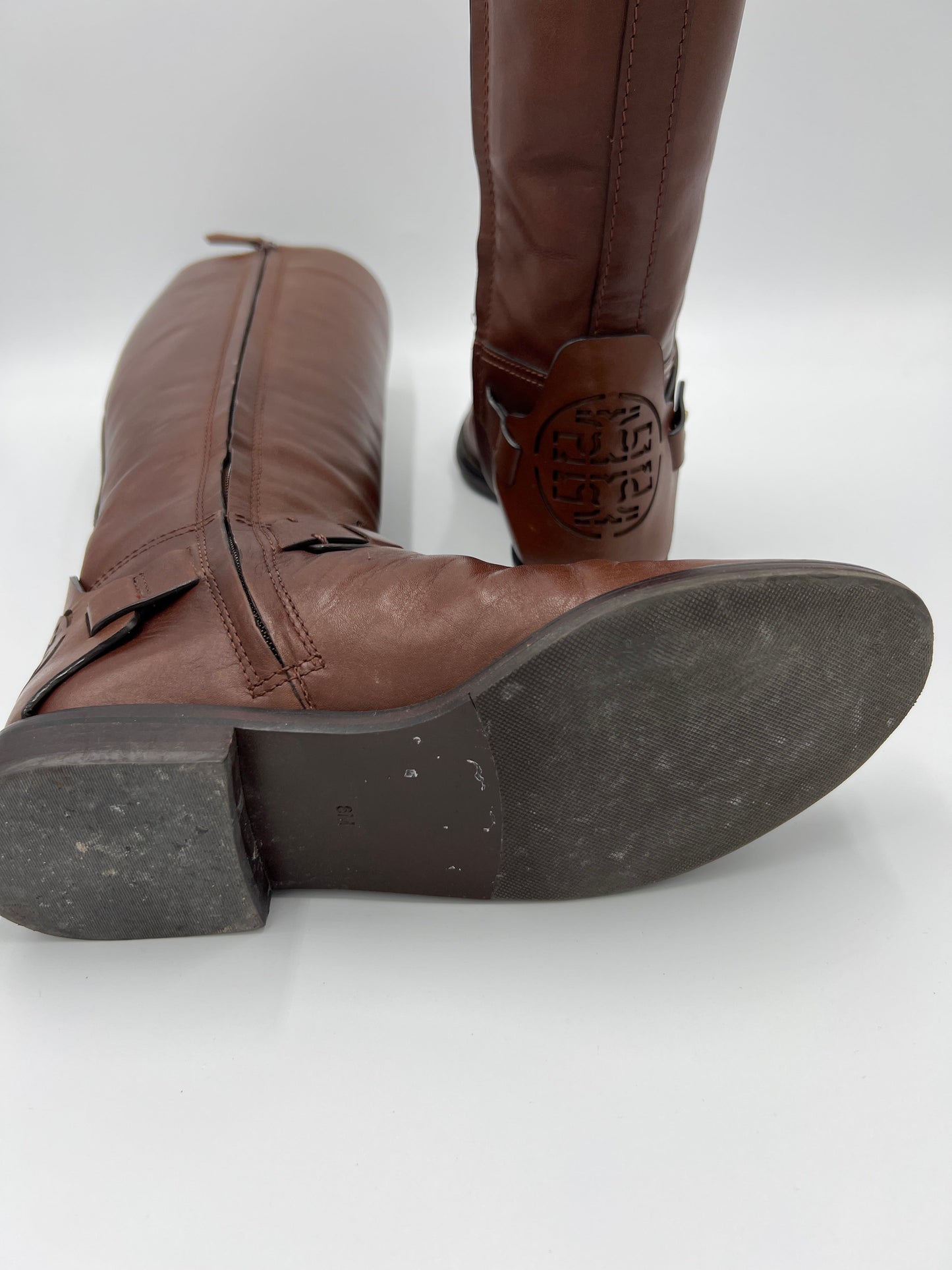 Tory Burch Almond Derby Riding Boots  Size: 6
