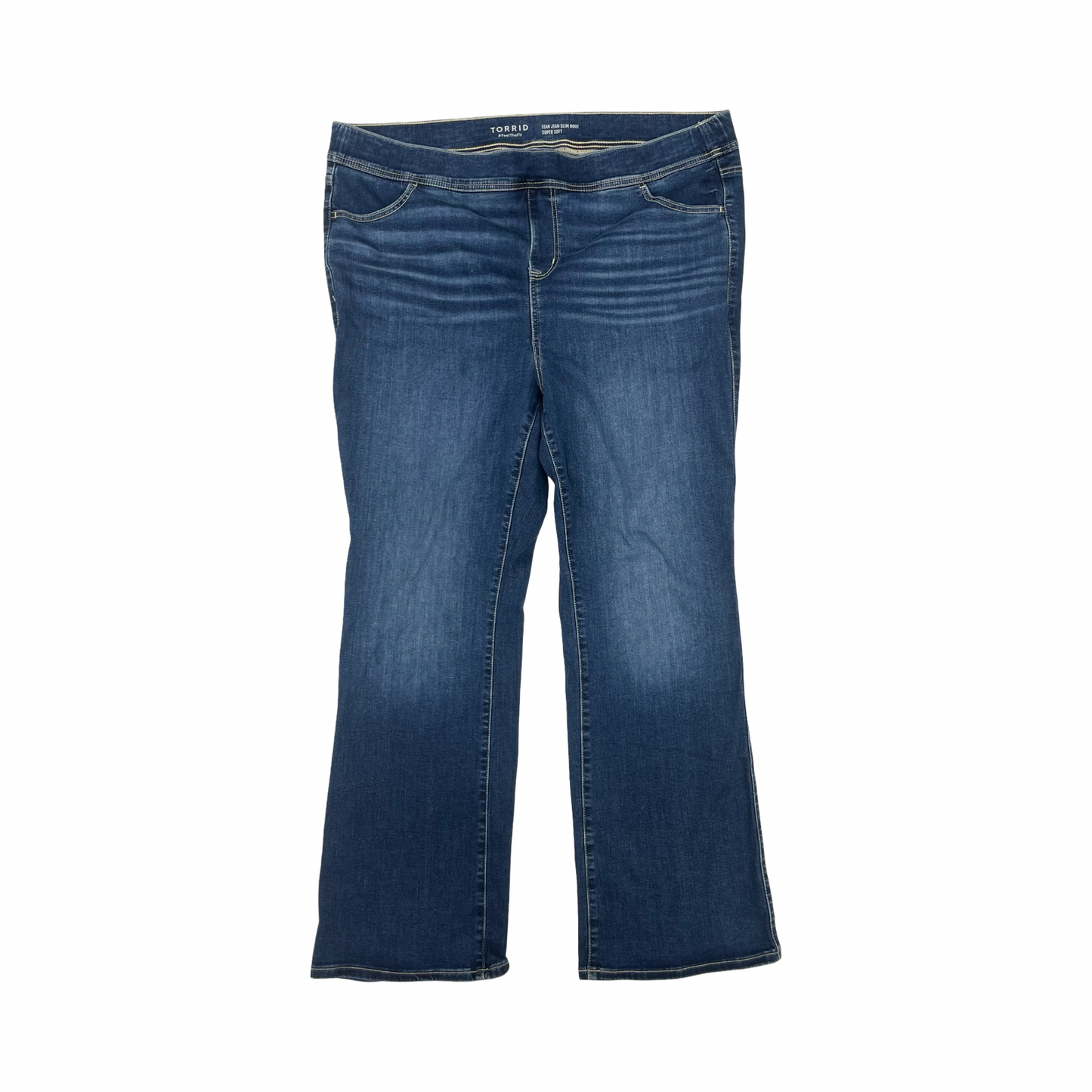 Jeans Boot Cut By Torrid In Blue Denim, Size:3X