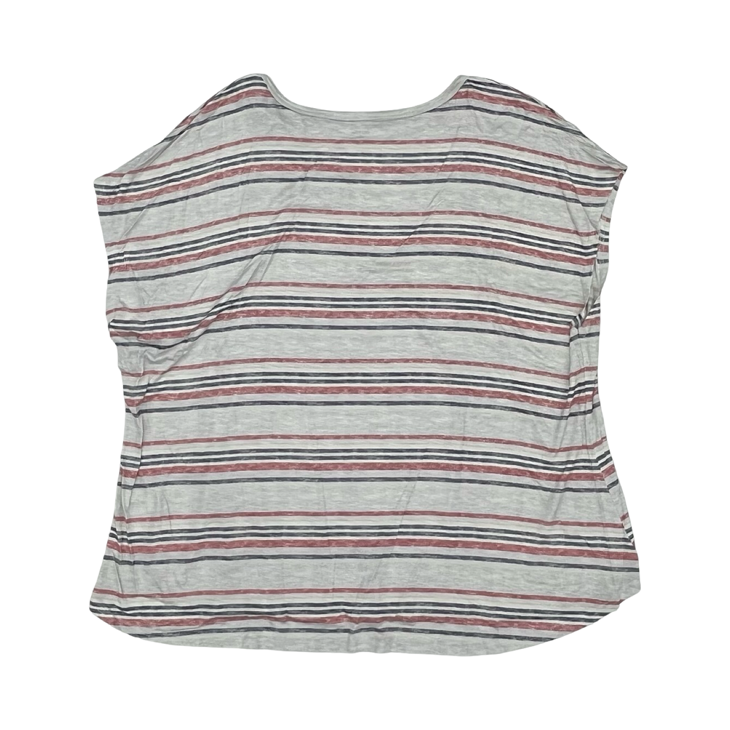 Top Ss By Dressbarn In Striped Pattern, Size:3X