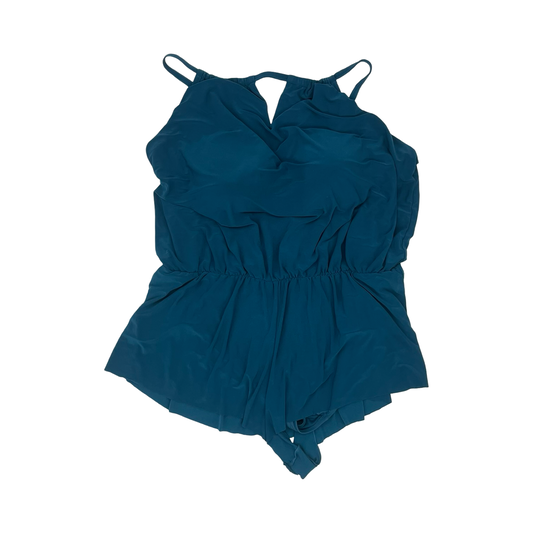 Swimsuit By Clothes Mentor In Green, Size:3X