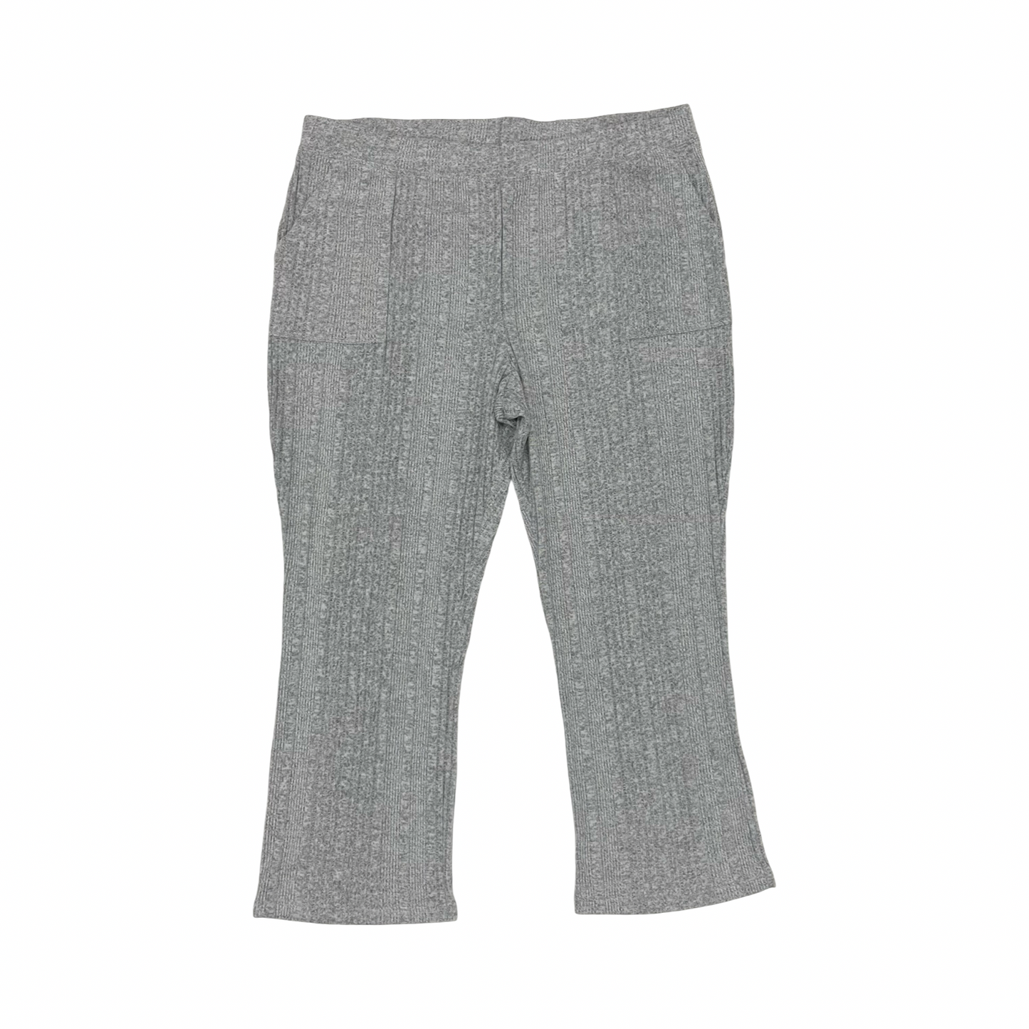 Pants Lounge By Cuddl Duds In Grey, Size:2X