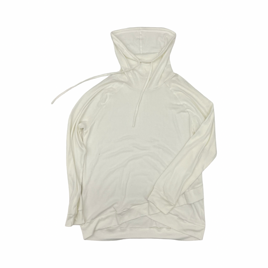 Sweatshirt Collar By Clothes Mentor In Cream, Size:L