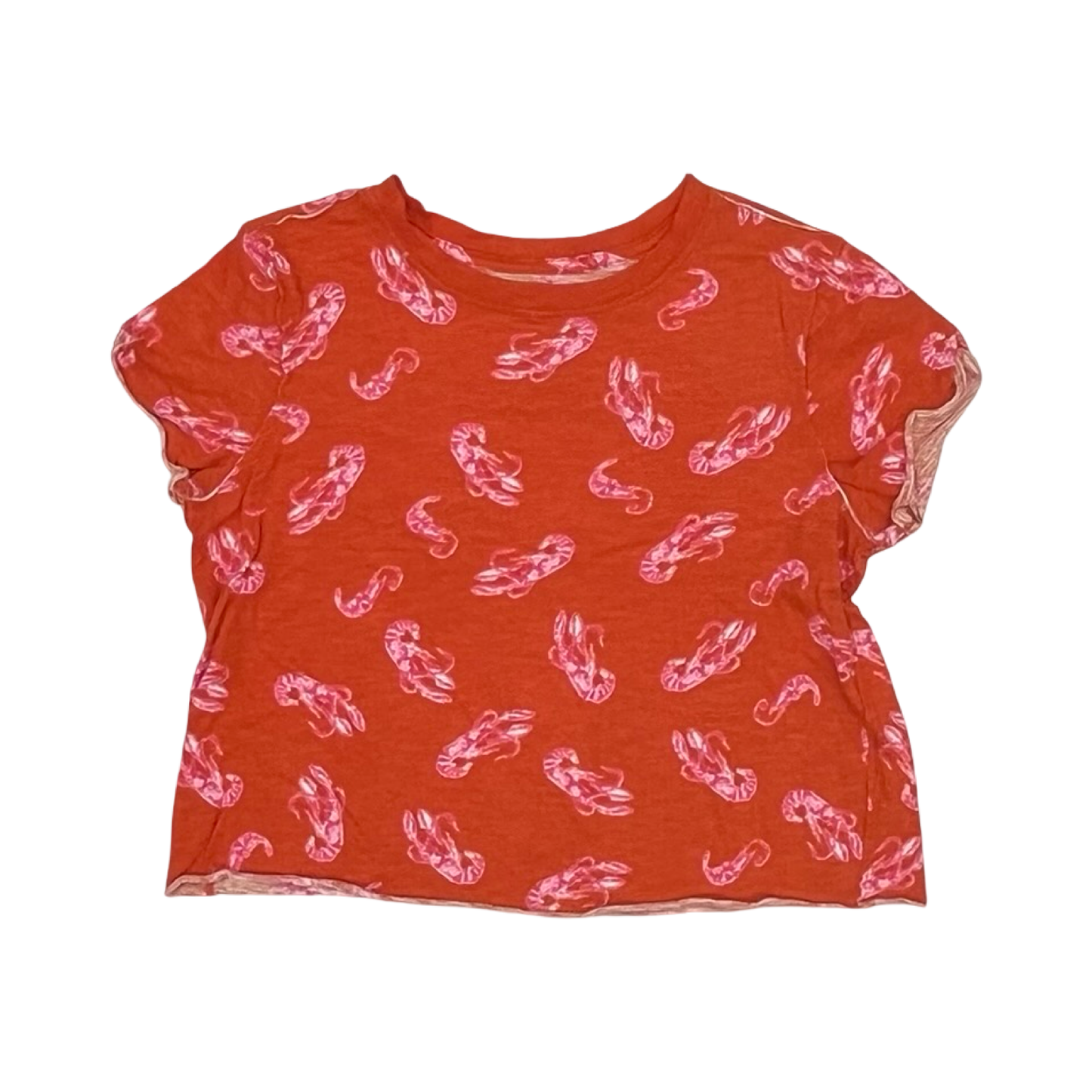 Top Ss By Maeve In Orange, Size:Xs