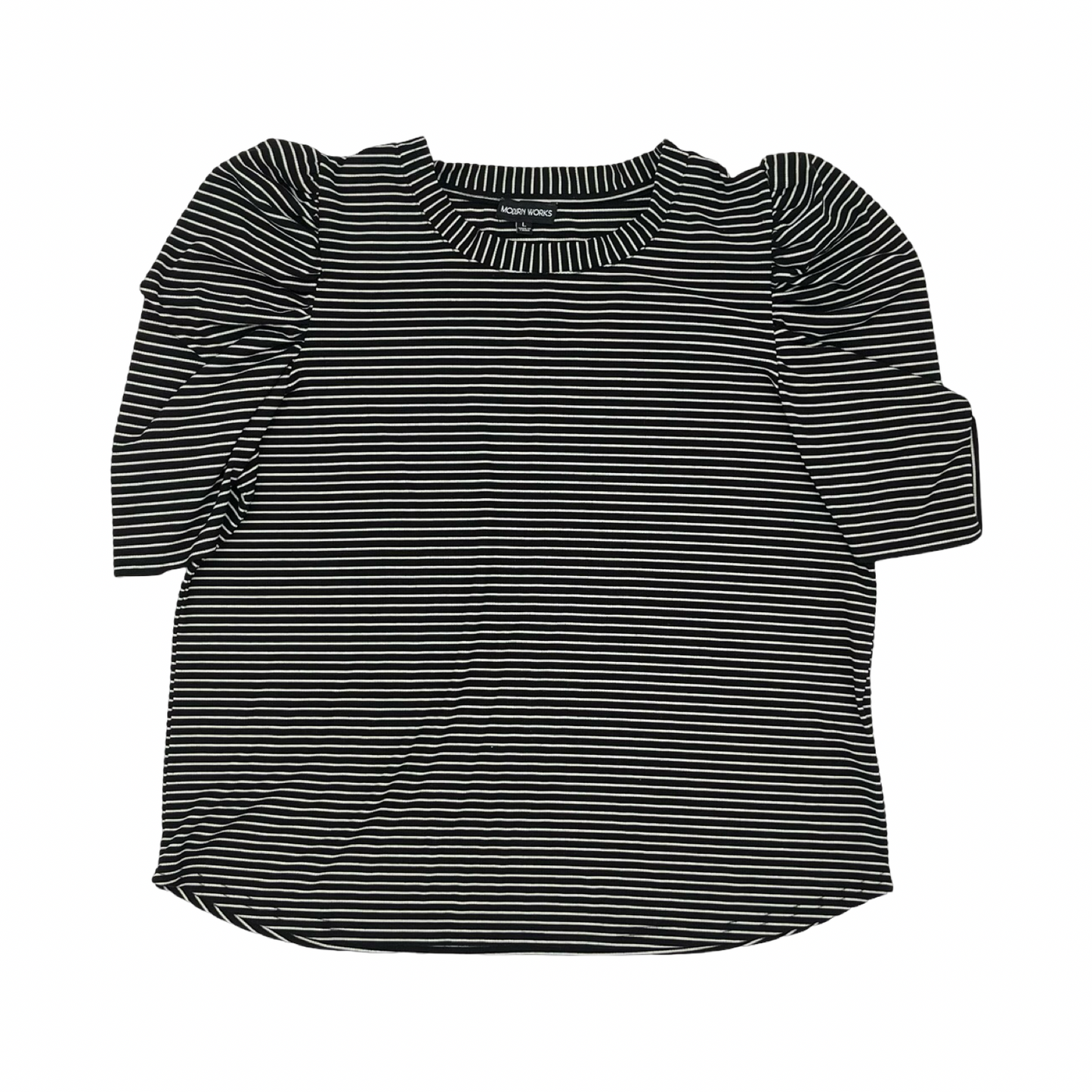 Top Ss By Modern Works In Black & White, Size:L