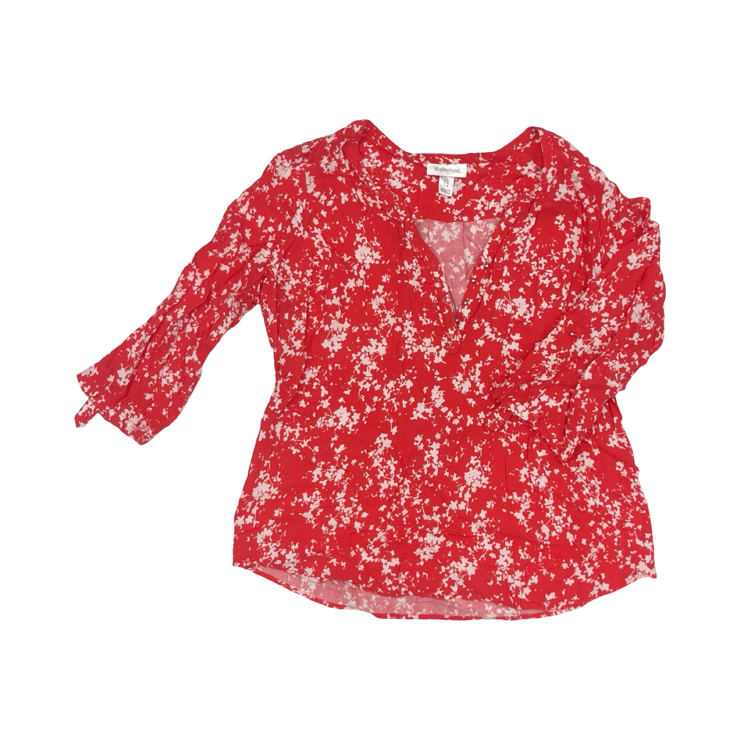 Mat Top Ss By Motherhood In Coral, Size:L