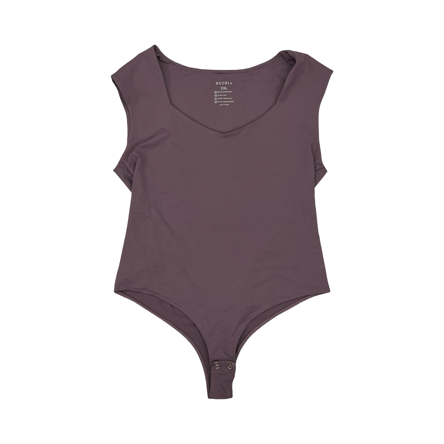 Bodysuit By Reoria In Purple, Size:Xxl