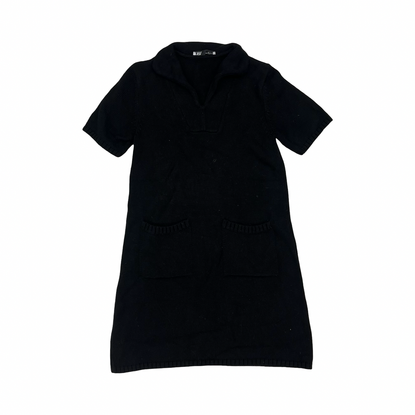 Dress Sweater By Zara In Black, Size:M