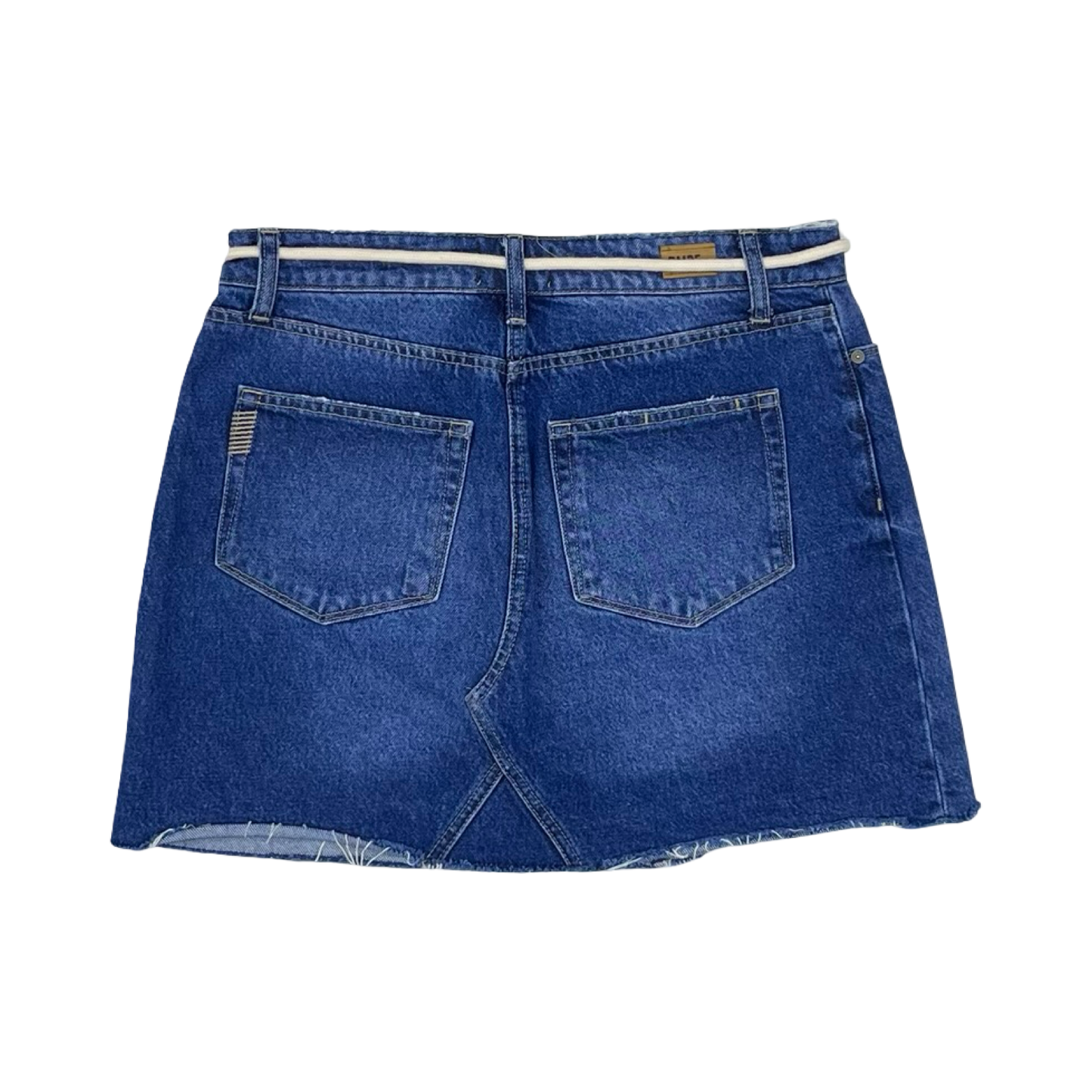 Skirt Mini & Short By Paige In Blue Denim, Size:12