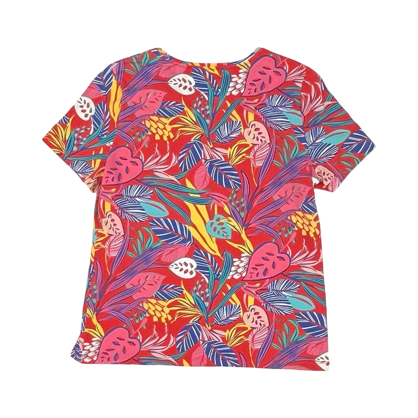 Top Ss By Talbots In Tropical Print, Size:Lp