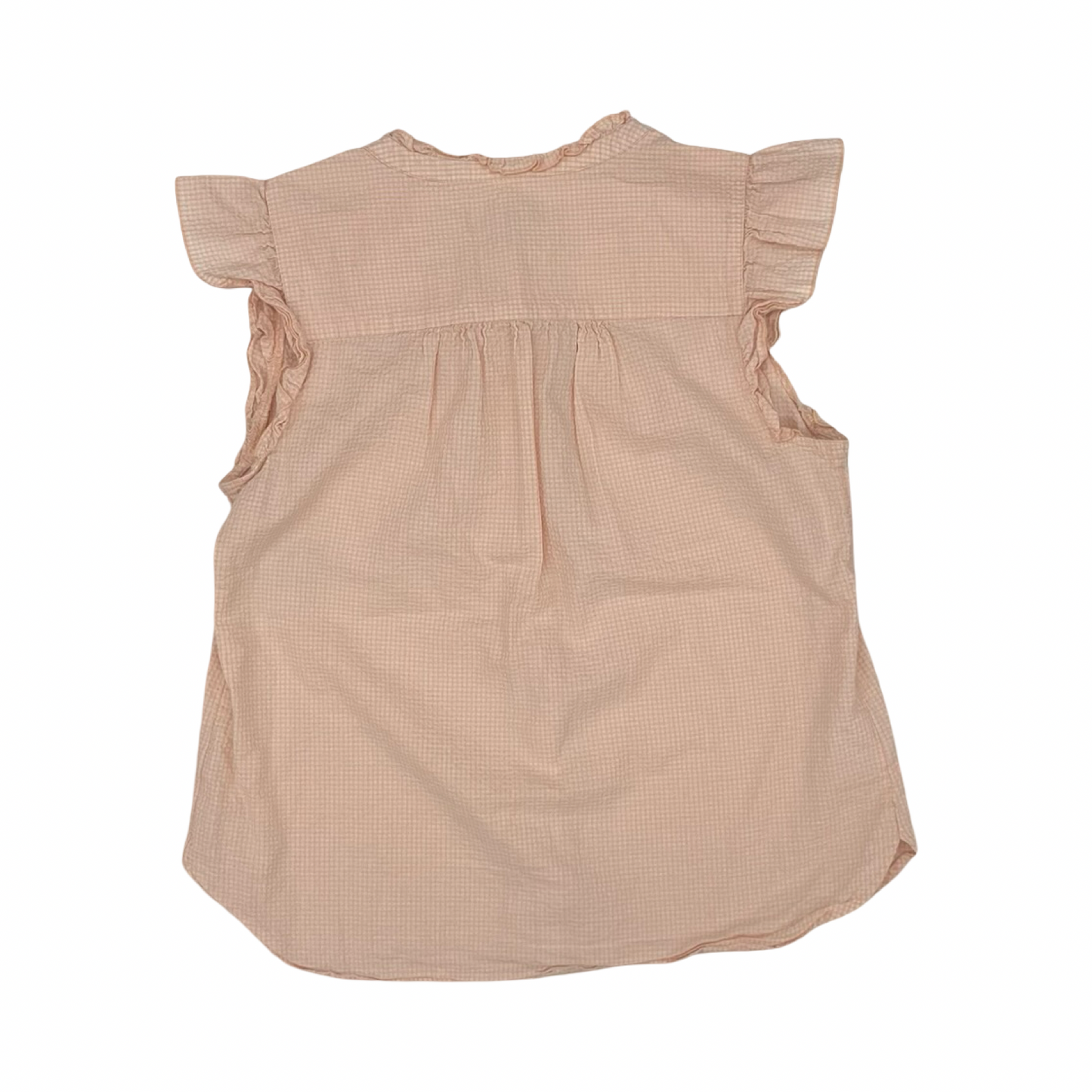 Blouse Ss By Loft In Peach, Size:Sp