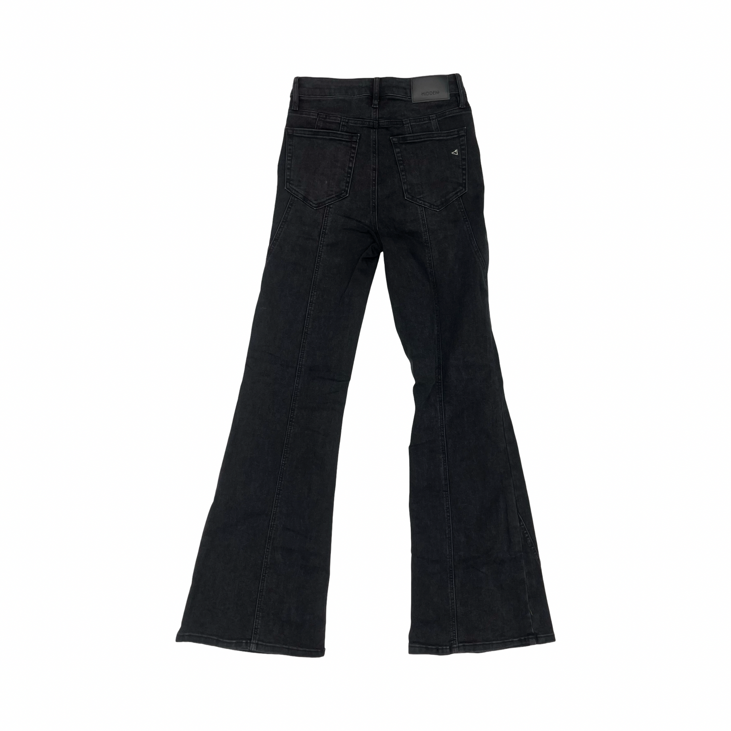 Jeans Flared By Hidden In Black Denim, Size:4