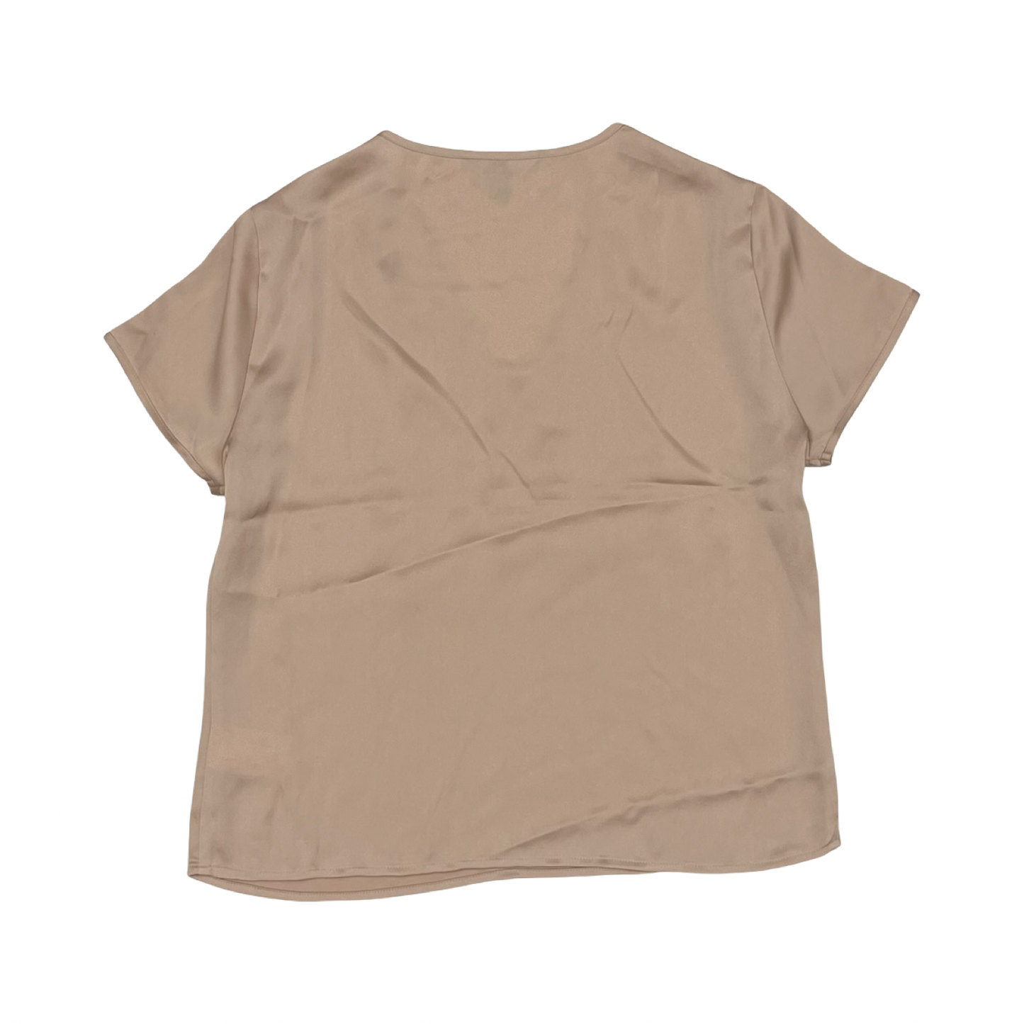 Blouse Ss By Express In Tan, Size:Xs