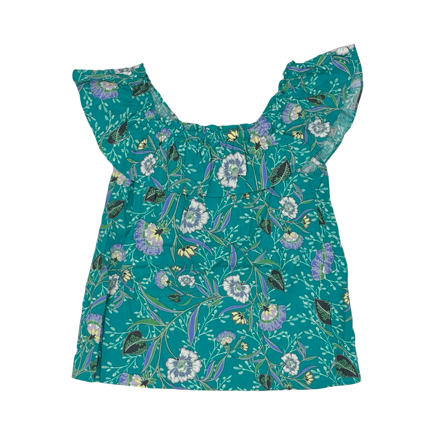 Blouse Ss By Loft In Green, Size:S