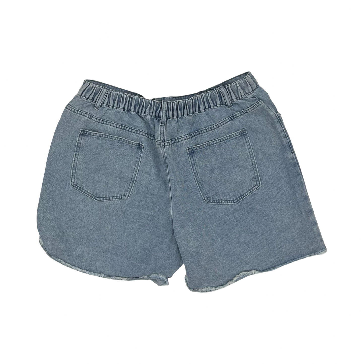 Shorts By Shein In Blue Denim, Size:2X