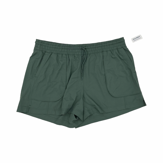 Athletic Shorts By Old Navy In Green, Size:2X