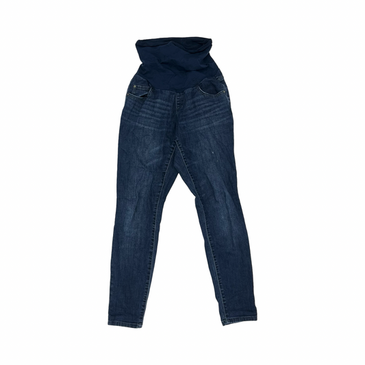 Mat Jeans By Jessica Simpson Maternity In Blue Denim, Size:M