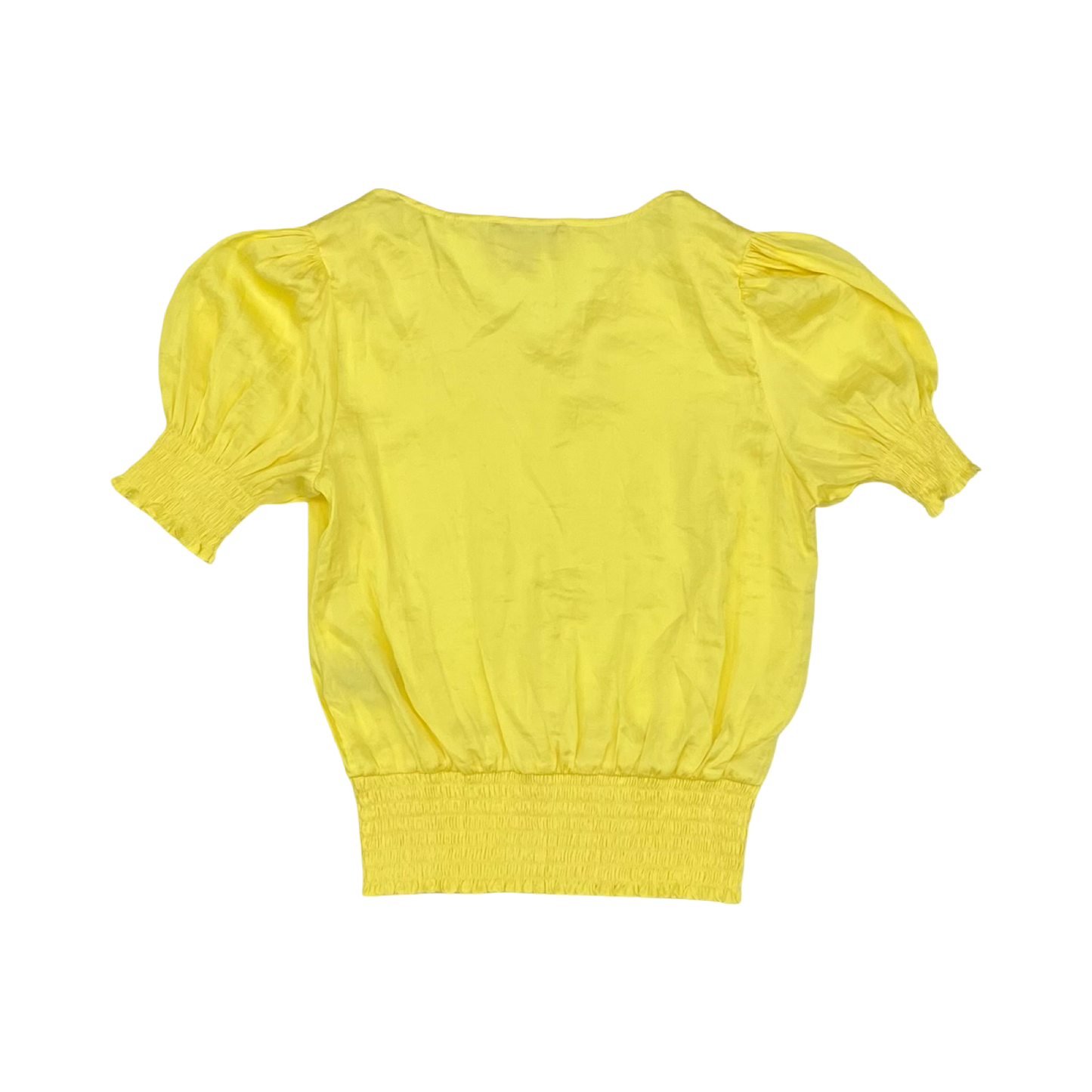 Blouse Ss By Philosophy In Yellow, Size:M