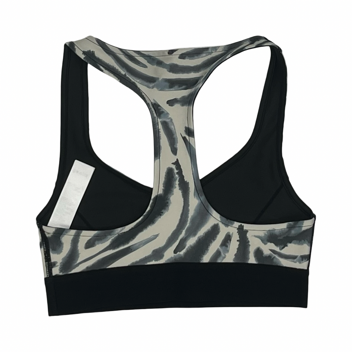 Athletic Bra By Good American In Grey & Tan, Size:L