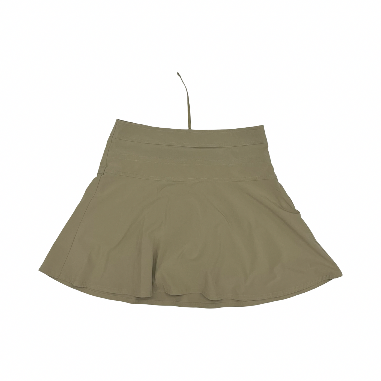 Athletic Skort By Athleta In Tan, Size:M