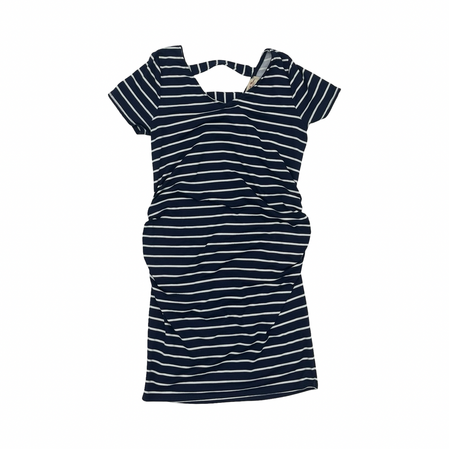 Mat Dress By Clothes Mentor In Blue & White, Size:M