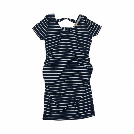 Mat Dress By Clothes Mentor In Blue & White, Size:M