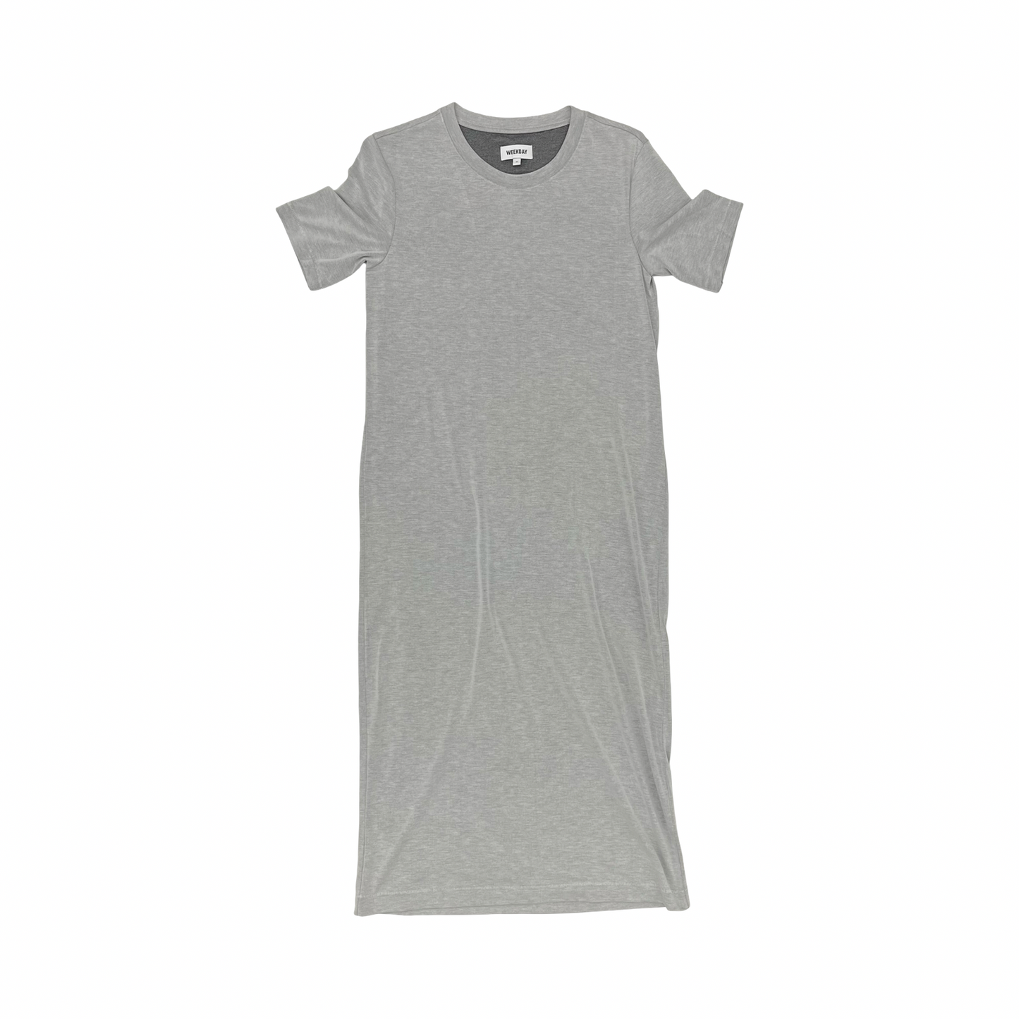 Dress Casual Midi By Clothes Mentor In Grey, Size:M