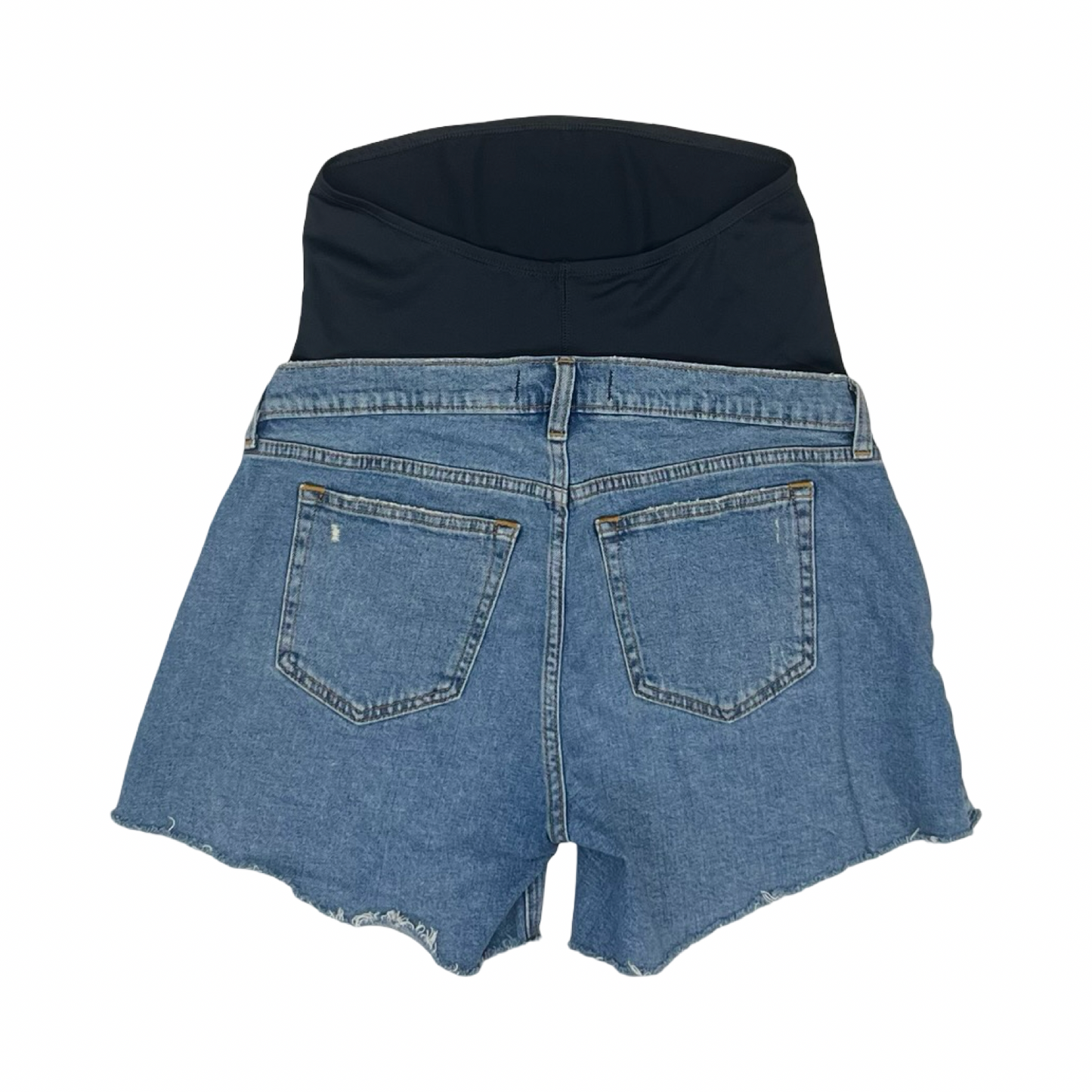 Mat Shorts By Abercrombie And Fitch In Blue Denim, Size:4