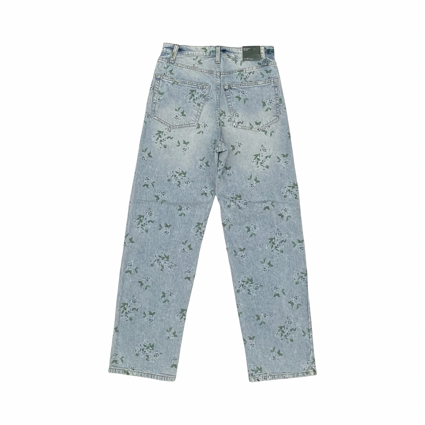 Jeans Straight By Wild Fable In Floral Print, Size:L