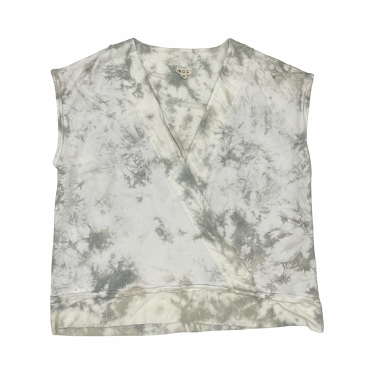 Top Ss By Pol In Grey & White, Size:M