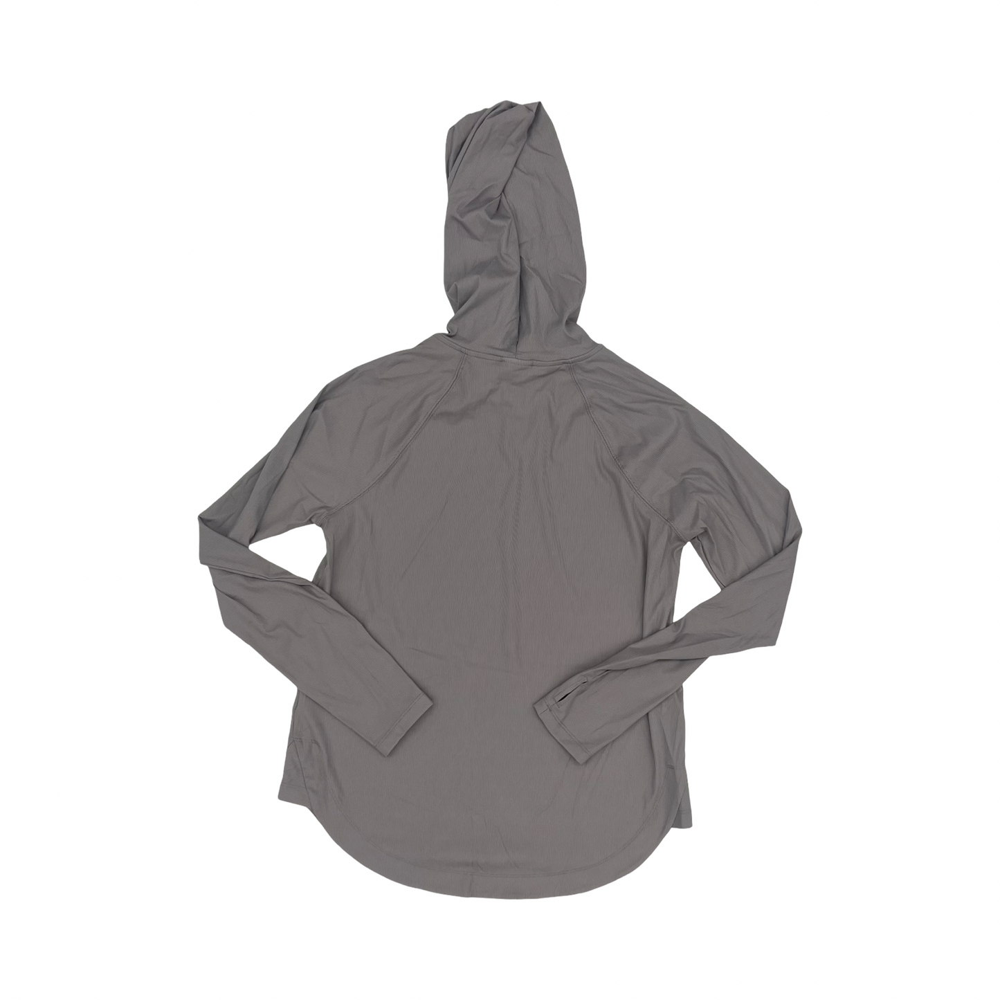 Athletic Sweatshirt Hoodie By Sage In Grey, Size:S
