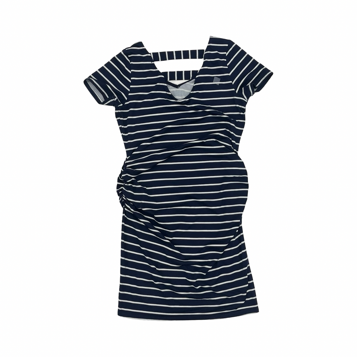 Mat Dress By Clothes Mentor In Blue & White, Size:M