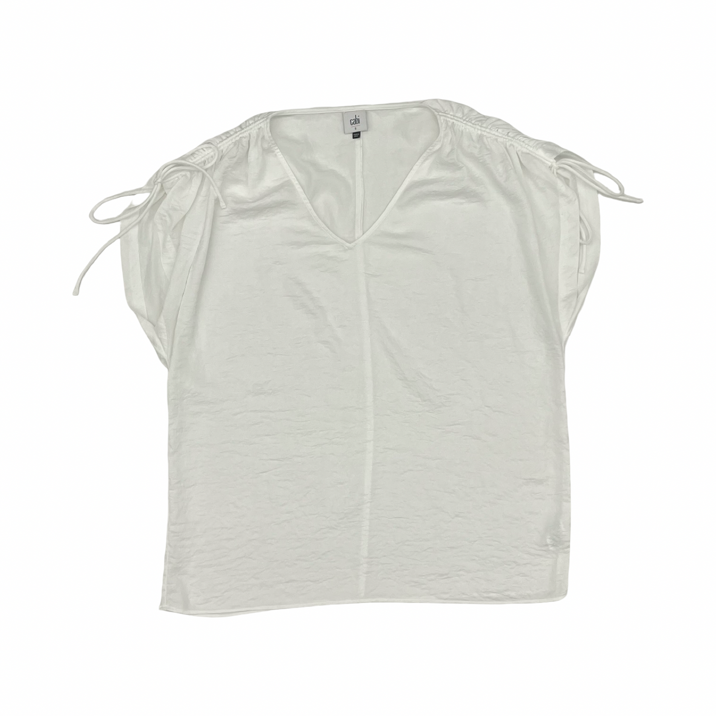 Blouse Ss By Cabi In White, Size:S