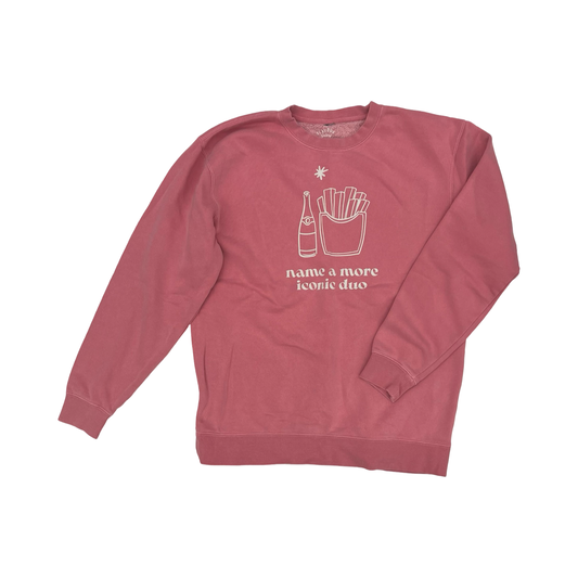 Sweatshirt Crewneck By Clothes Mentor In Pink, Size:L