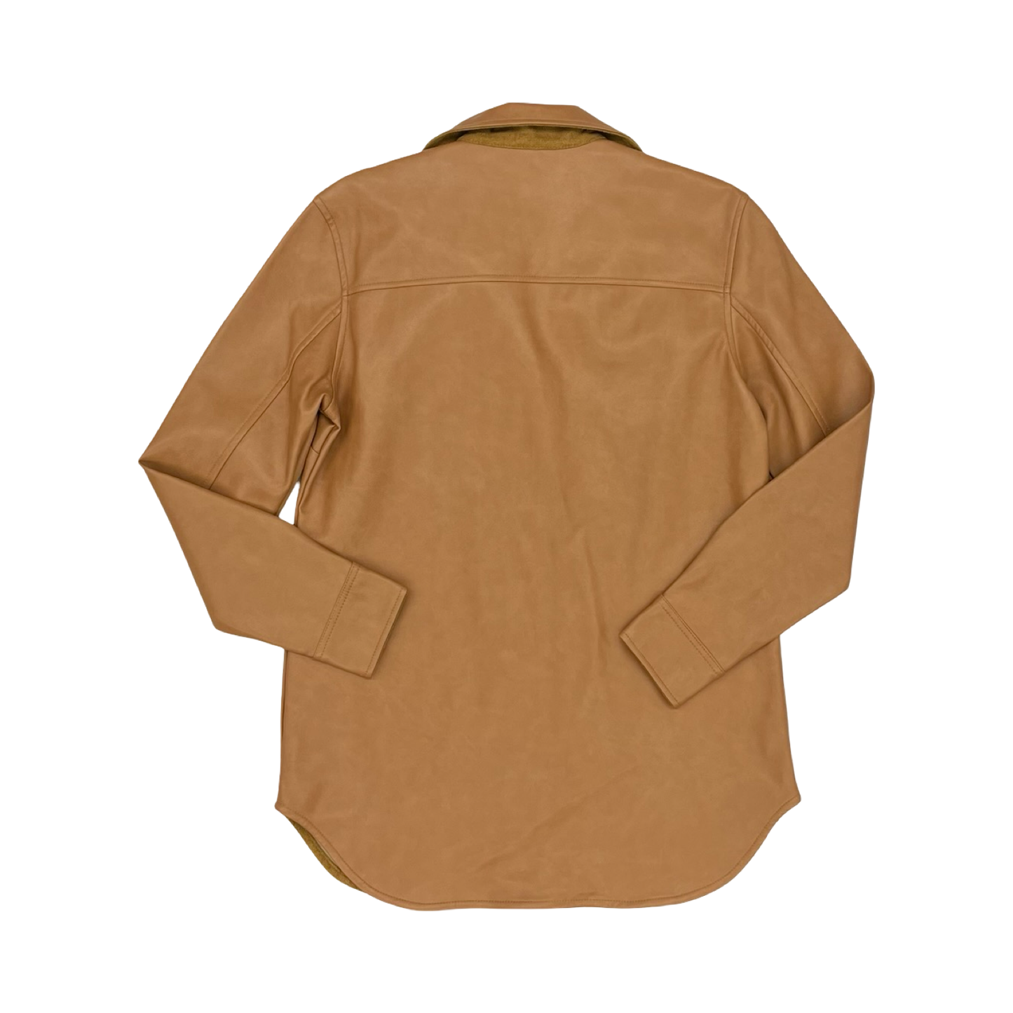 Jacket Shirt By Tribal In Tan, Size:Xs