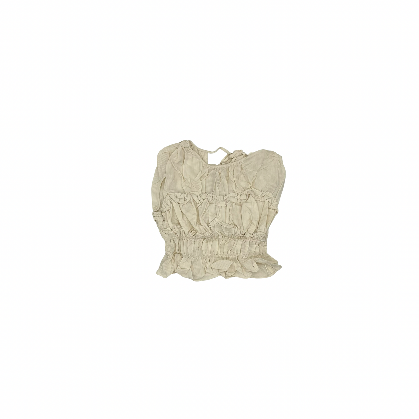 Blouse Sleeveless By Clothes Mentor In Tan, Size:M
