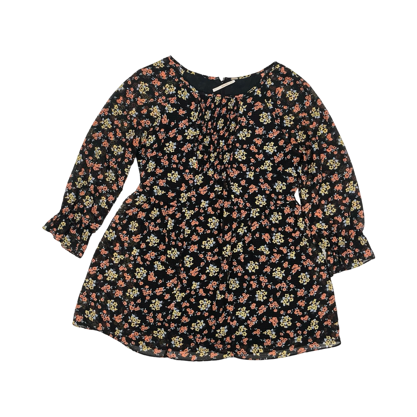 Tunic Ls By Free People In Floral Print, Size:2
