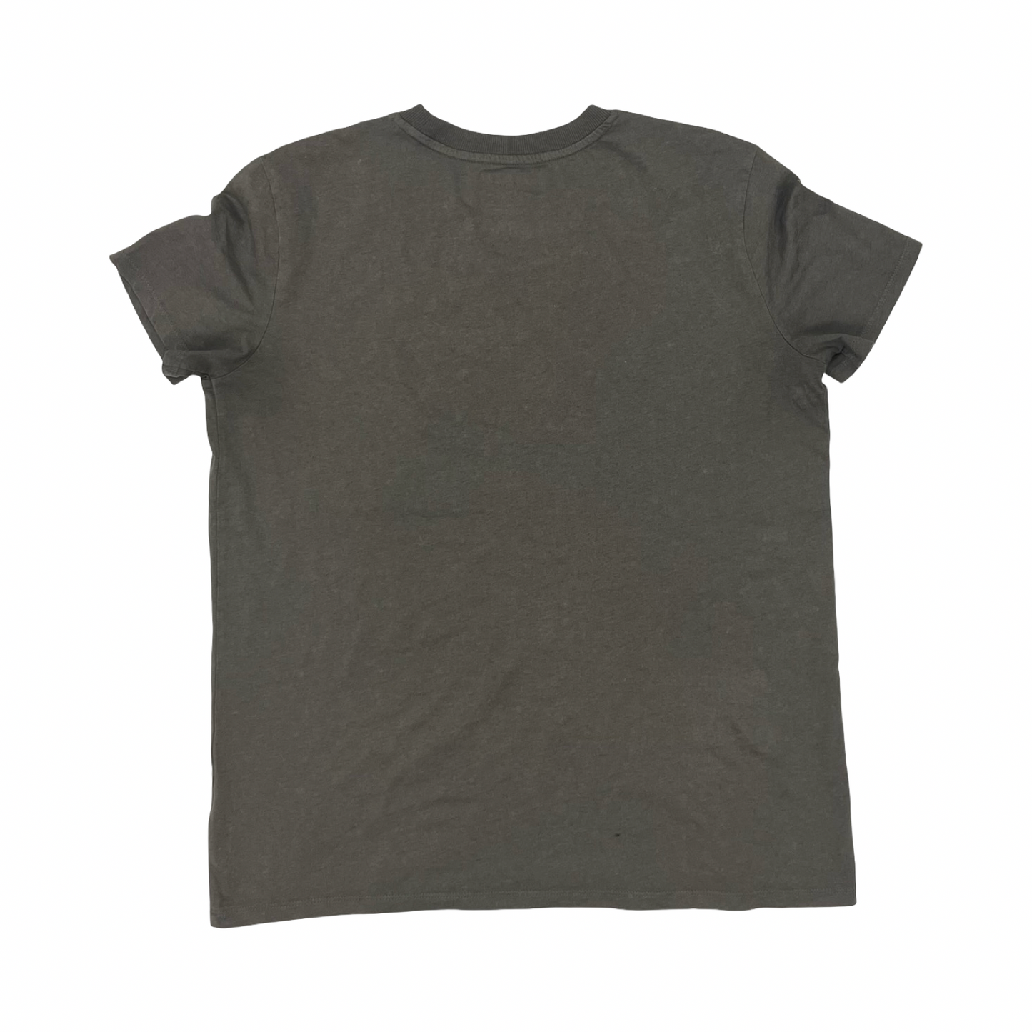 Top Ss By Clothes Mentor In Grey & Orange, Size:S