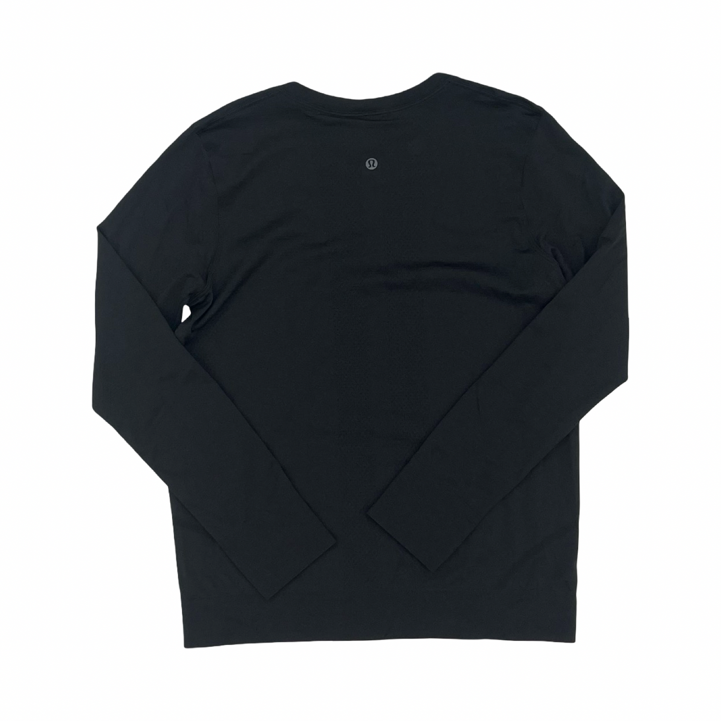 Athletic Top Ls Crewneck By Lululemon In Black, Size:M